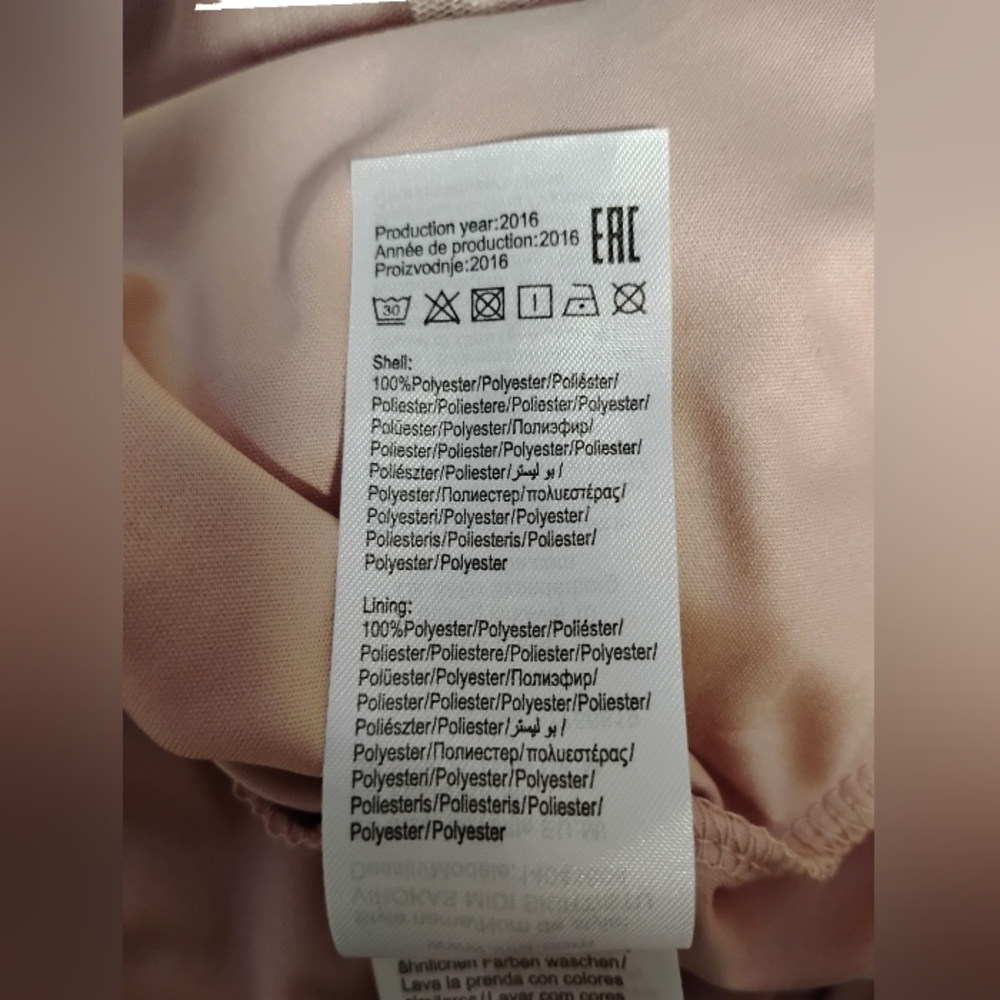 NWOT Vila Clothes Virokas Midi Skirt Pink Pleated Flow Skirt Women’s M - Picture 3 of 4